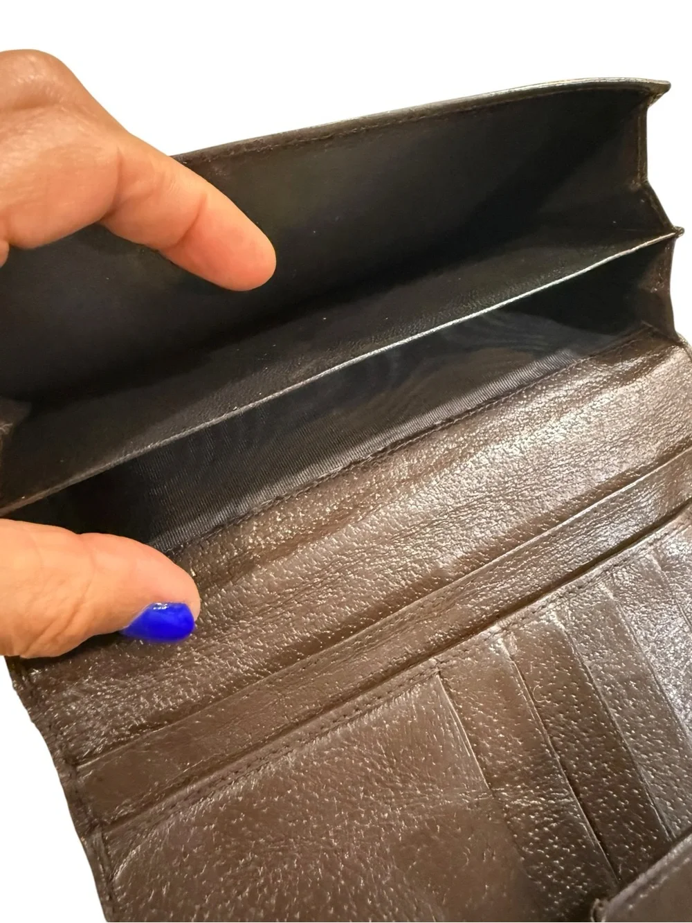 Authentic Vintage Gucci Eclipse GG Monogram Continental Flap Wallet 120931 - Picture 13 of 16